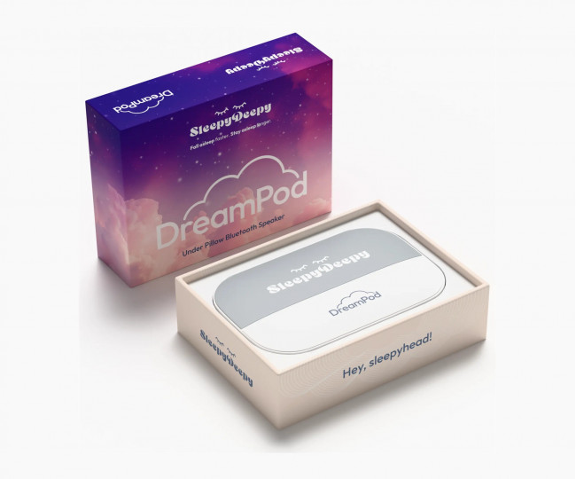 Бездротова колонка під подушку DreamPod Pillow Speaker Moonlit Grey
